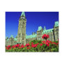 Geranium beds in full bloom on Parliament Hill, Ot Post Card