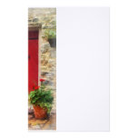 Geraniums by Red Door Personalized Stationery