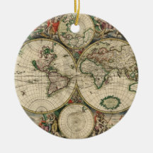 Gerard Van Schagen's Map of the World, 1689 Ornaments