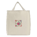 Gerbera Daisies embroidered bags