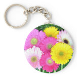 Gerbera Daisy Colours keychains