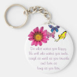 Gerbera Daisy Key Chain