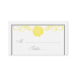 Gerbera Daisy Swirls Place Card business cards