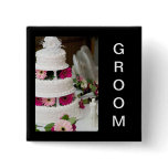 Gerbera Daisy Wedding Cake buttons