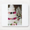 Gerbera Daisy Wedding Cake mousepads