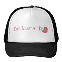 Gerbera Daisy Wedding Trucker Hats