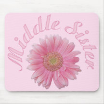 Gerbera Middle Sister Mouse Mats