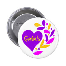 Gerbil Heart Buttons