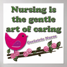 Geriatric Nurse Posters