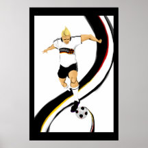 German 2014 Fussball lovers Fußball poster print
