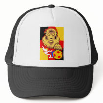 German African Soccer Lion hats