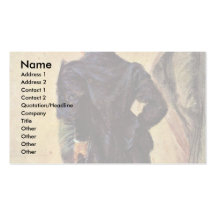 German Art Viewer By Menzel Adolph Von Business Card