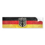 German Bumper Sticker Grunge Eagle Crest Decal bumper stickers
