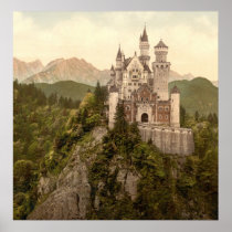 German Castle Neuschwanstein Print
