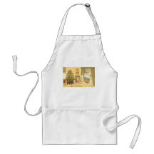 German Christmas Card Aprons