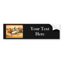 German Circus Advertisement Vintage 1900 Bumper Sticker