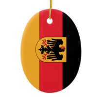 German Coat of Arms Flag Ornament