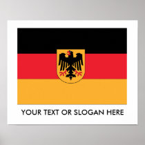 German Coat of Arms Flag Posters