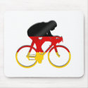 German cycling flag of germany cyclists gear mousepads