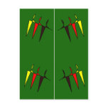 German Dancers Bookmarks Post Card
