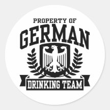 German Drinking Team Sticker