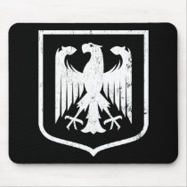 German Eagle - Deutschland coat of arms Mousepads
