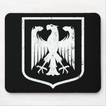 German Eagle - Deutschland coat of arms Mousepads