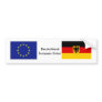German - EU Flag Bumper Sticker