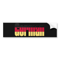 German Flag Bumper Sticker