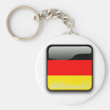 German Flag Button Key Chains