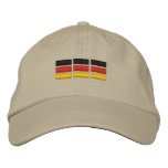 German Flag embroidered hats