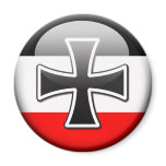 German Flag WWI magnets