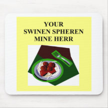 german food joke mouse pads