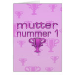 German Gifts for Moms: Mutter Nummer 1 Cards