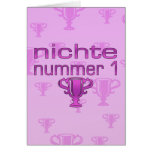 German Gifts for Nieces: Nichte Nummer 1 Greeting Card