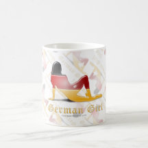 German Girl Flag Coffee Mug