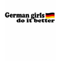 German girls Do it Better t-shirts