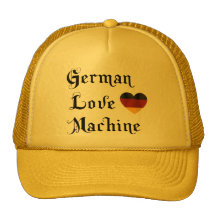 German Love Machine Trucker Hats