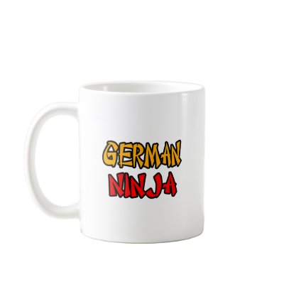 German Ninja Coffee Mugs by German_Pride_Shirts