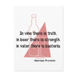 German Proverb -retro postcards