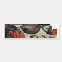 German:'S Meal (Still Life With Bananas), Bumper Sticker