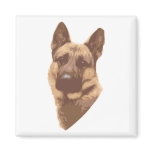 German Shepard Refrigerator Magnets