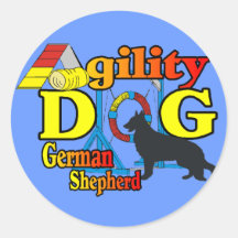 German Shepherd Agility Shirts Gifts Stickers