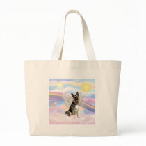 German Shepherd Angel (3) Tote Bags