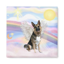 German Shepherd Angel (3) Refrigerator Magnet
