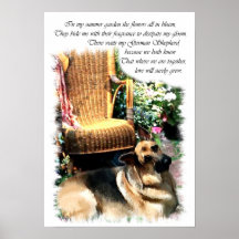 German Shepherd Art Print