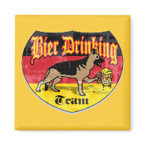 German Shepherd Bier Emblem