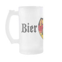 German Shepherd Bier Emblem Mugs