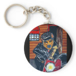 German Shepherd Biker keychains