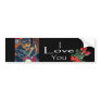German Shepherd Biker Valentine Bumper Stickers